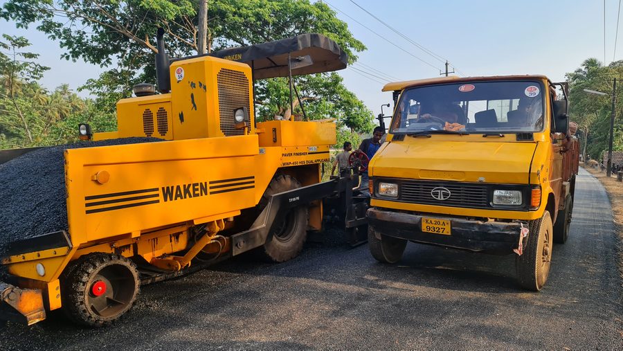 Road paving project